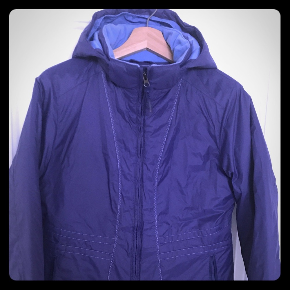LL Bean winter jacket, girls size 14-16 Purple